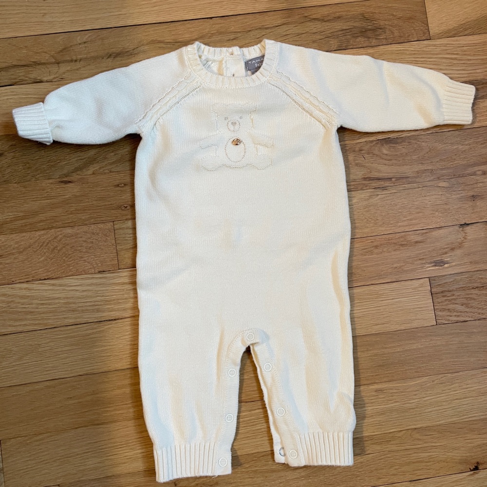 Tahari Baby Knit Onesie, 100% cotton, 3-6 months
